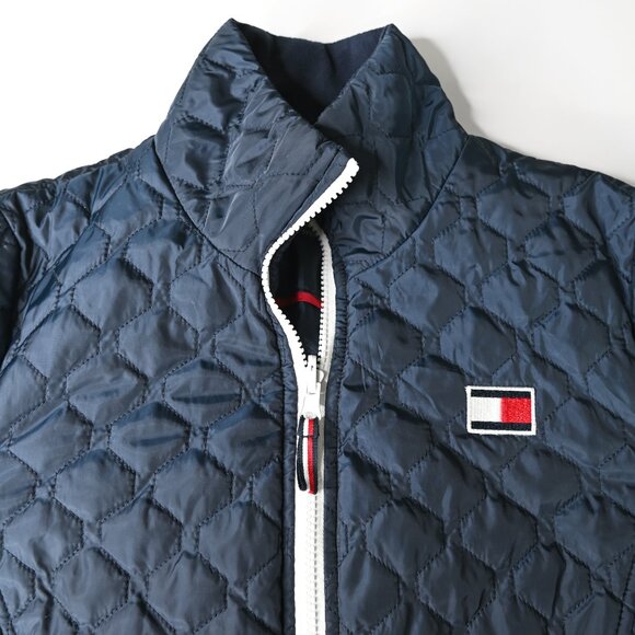 TOMMY HILFIGER Navy Quilted Puffer 3 in 1 All Weather Lightweight Jacket - Small - Picture 9 of 12